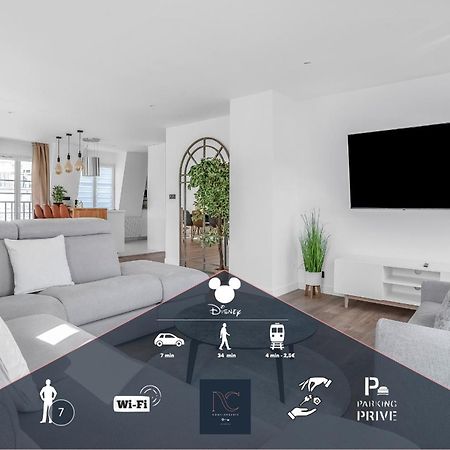 Disneyland-Paris 7 Pers, Netflix, Wifi, 2 Parking Chessy  Zewnętrze zdjęcie